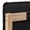 vidaXL Cabeceira estofada com cabeceira Natural e Preto 180 cm