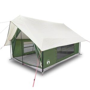 vidaXL Tenda de campismo para 5 pessoas imperme&aacute;vel verde