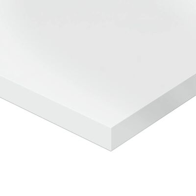 vidaXL Prateleiras para estante 4 pcs 40x20x1,5cm contraplacado branco