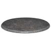 vidaXL Tampo de mesa &Oslash;60x2,5 cm m&aacute;rmore preto