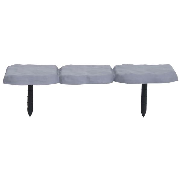 vidaXL Estacas bordas de relvado 30 pcs PP