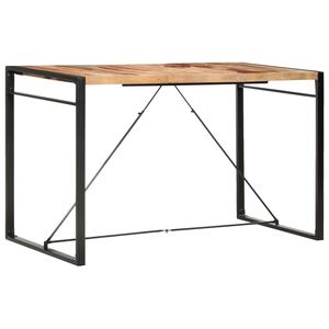 vidaXL Mesa de bar 180x90x110 cm madeira de ac&aacute;cia maci&ccedil;a