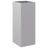 vidaXL Vaso/floreira 32x29x75 cm a&ccedil;o galvanizado prateado