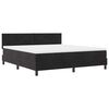 vidaXL Cama Box Spring LED com cabeceira Preto 180 x 200 cm Veludo