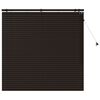 vidaXL Cortina Veneziana Marrom Escuro 125 x 130 cm 35 mm