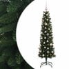 vidaXL &Aacute;rvore de Natal artificial estreita com bolas 120 cm 150 LED