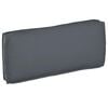 vidaXL Almofada Tecido Oxford Antracite 120 x 50 x 12 cm