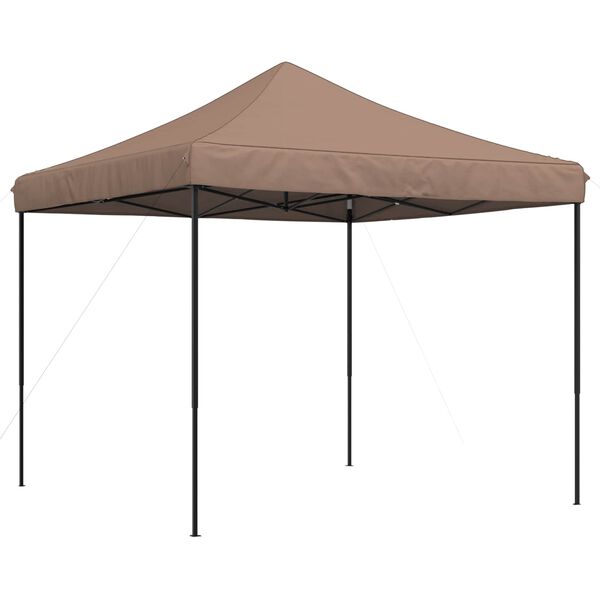 vidaXL Tenda para festas pop-up dobr&aacute;vel 292x292x315 cm castanho