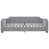 vidaXL Sofá-cama com gavetão 80x200 cm tecido cinzento-claro