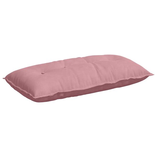 vidaXL Travesseiro para Costas Rosa 100 x 50 cm