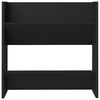 vidaXL Sapateira de parede 60x18x60 cm derivados de madeira preto