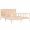 vidaXL Cama sem colch&atilde;o 160x200 cm madeira de pinho maci&ccedil;a