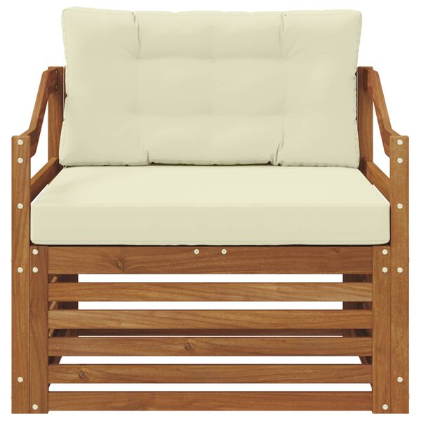 vidaXL Conjunto de Sof&aacute;s para Exterior Madeira S&oacute;lida de Ac&aacute;cia