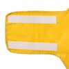 vidaXL Capa de chuva para c&atilde;es com tiras reflectoras amarelo 3XL
