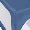 vidaXL Parque para beb&eacute;s com 2 portas tecido Oxford azul-claro