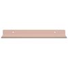 vidaXL Prateleira Flutuante 2 pcs Rosa 30 x 9 x 2,5 cm A&ccedil;o