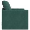 vidaXL Sof&aacute;-Cama 60cm Verde Escuro Veludo