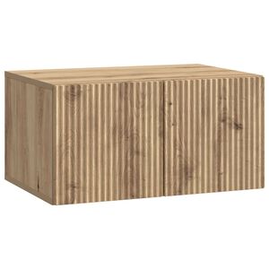 vidaXL Gabinete de TV de Parede Carvalho Arttisan 59,5 x 41 x 30 cm