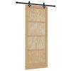 vidaXL Porta Deslizante ORKDAL Natural 86 x 211 cm