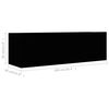 vidaXL 2 pcs conjunto de móveis de TV derivados de madeira preto