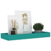 vidaXL Prateleiras de parede Loggia 2 pcs 40x15x4 cm MDF azul