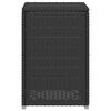 vidaXL Cobertura para botija de gás 40x40x60 cm vime PE preto