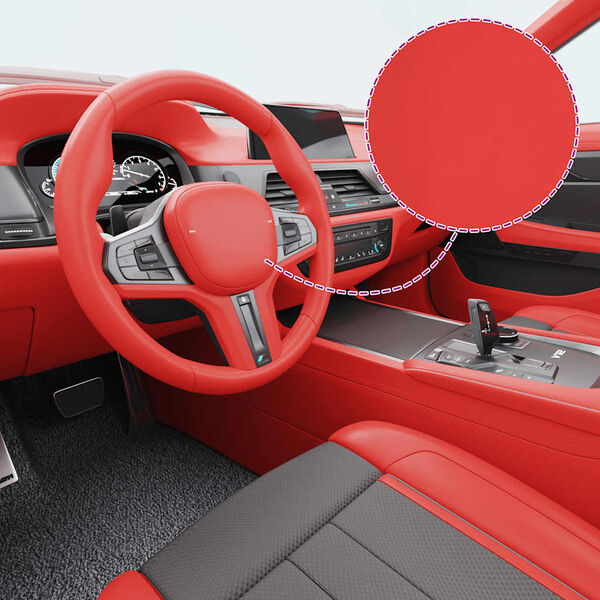 vidaXL Pel&iacute;culas para carro 2 pcs 100x150 cm vermelho mate