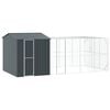 vidaXL Gaiola para P&aacute;ssaros Antracite 635 x 304 x 247 cm