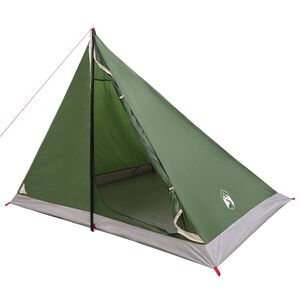 vidaXL Barraca para Caminhadas 4 pessoa Verde