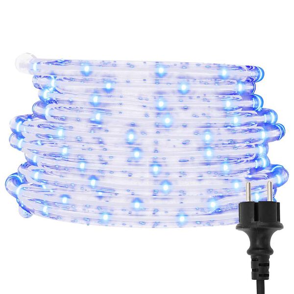 vidaXL Cordão de iluminação com 240 luzes LED 10 m PVC branco frio