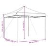 vidaXL Tenda para festas pop-up dobr&aacute;vel 292x292x315 cm laranja
