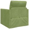 vidaXL Sof&aacute;-Cama Verde Claro 74 x 77 x 81 cm Veludo