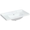 vidaXL Lavat&oacute;rio casa de banho retangular 91,5x48x23cm cer&acirc;mica branco