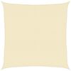 vidaXL Para-sol estilo vela 160 g/m&sup2; 5x5 m PEAD cor creme