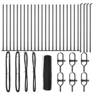 vidaXL Poste de Cerca Cinzento