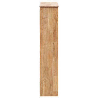 vidaXL Sapateira 55x20x104 cm madeira de nogueira maciça