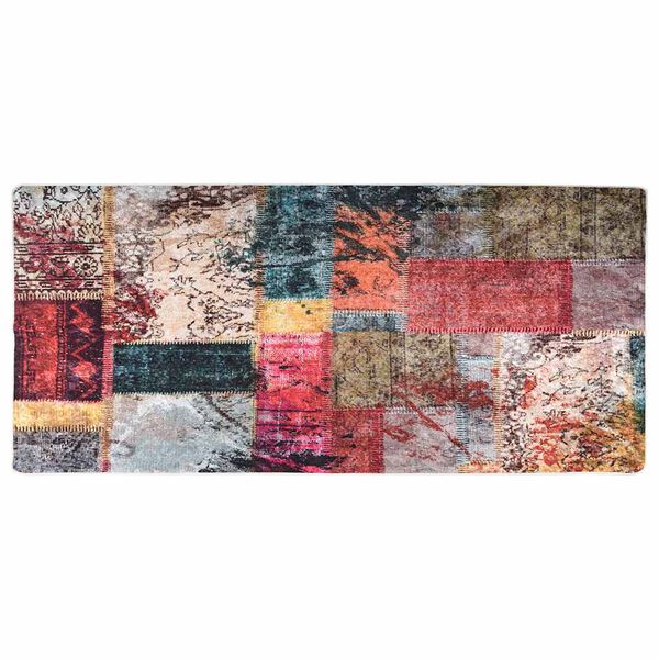 vidaXL Tapete lav&aacute;vel 80x300 cm patchwork multicor