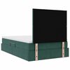 vidaXL Cama com arruma&ccedil;&atilde;o e colch&atilde;o Verde Escuro 120 x 200 cm Veludo