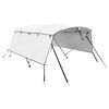 vidaXL Toldo de 4 arcos Bimini c/ paredes laterais 243x(170-182)x137cm