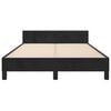 vidaXL Estrutura de cama sem colch&atilde;o 120x190 cm Veludo preto