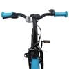 vidaXL Bicicleta Infantil 20 Polegadas para 6-11 Anos Preto