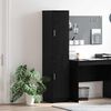 vidaXL Highboard Carvalho preto 35 x 39 x 168 cm Madeira processada