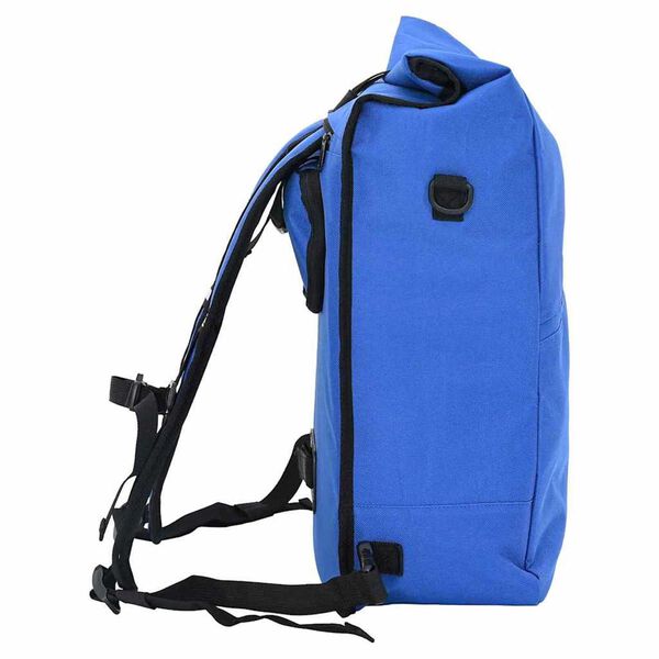 vidaXL Bolsa de Bicicleta Azul 33 x 16 x 48 cm Poliéster