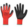 vidaXL Luvas de Trabalho 24 unid. Vermelho e Preto 11 / XXL