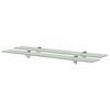 vidaXL Prateleiras flutuantes 2 pcs vidro 70x10 cm 8 mm