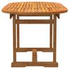 vidaXL 7 pcs conjunto de jantar para jardim ac&aacute;cia maci&ccedil;a e textilene