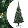 vidaXL &Aacute;rvore de Natal Artificial Pr&eacute;-iluminada Verde 180 cm