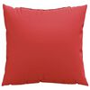 vidaXL Almofadas decorativas 4 pcs 40x40 cm tecido vermelho
