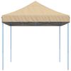 vidaXL Tenda de Festa Bege 279 x 410 x 315 cm Tecido Oxford