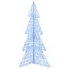 vidaXL Árvore de Natal com 240 LEDs Azul 180 cm Acrílo